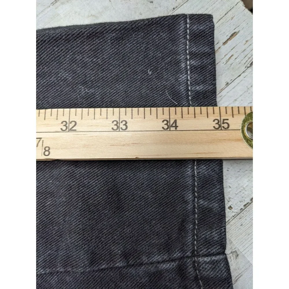 Vintage LEVI'S 550 Jeans 36x36 (35X35) Relaxed Fit  Black Tapered Denim Y2K‎